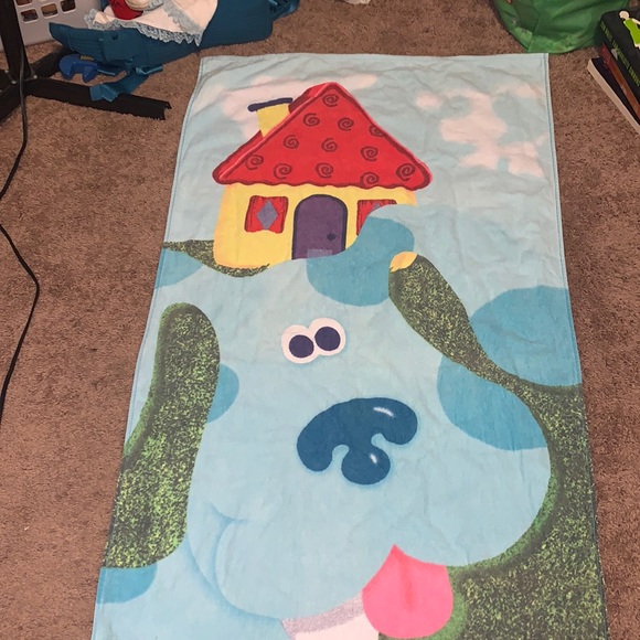 Vintage Blues Clues Nickelodeon Bath Towel - Picture 5 of 5